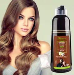 Natural Brown Hair Color Shampoo (400ml)