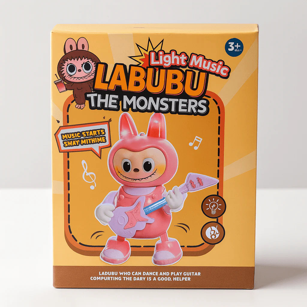Labubu The Monsters – Light Music Dancing Guitar Toy 35.00 AED